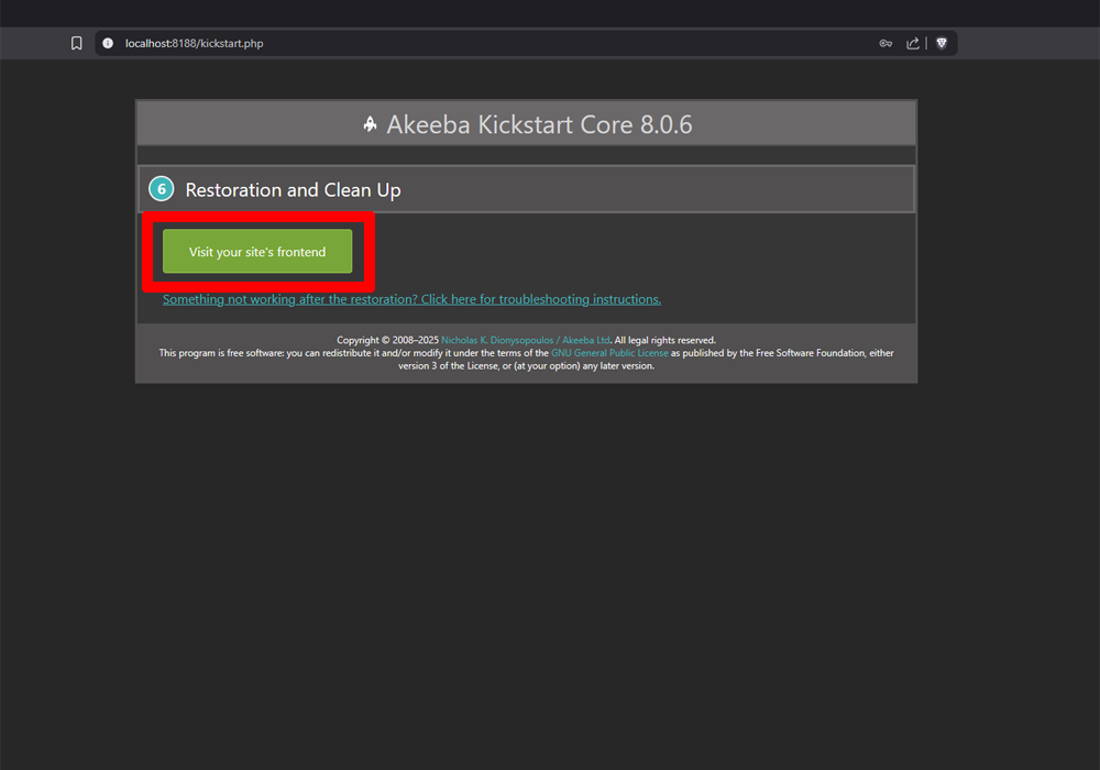 ComputerRalle ISMS Frontend aufrufen