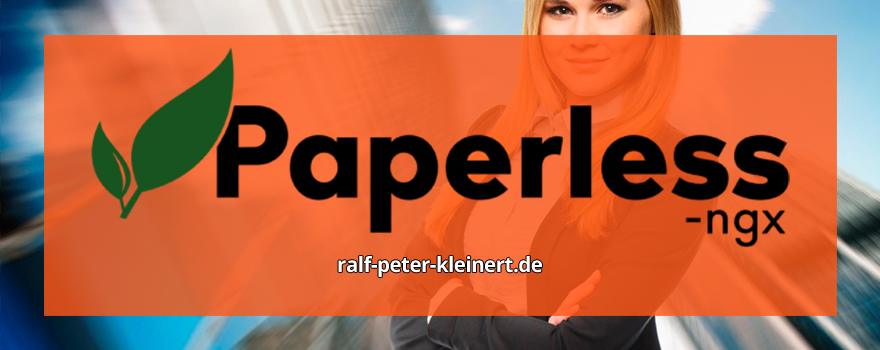 Bild mit dem Schriftzug: Paperless-ngx